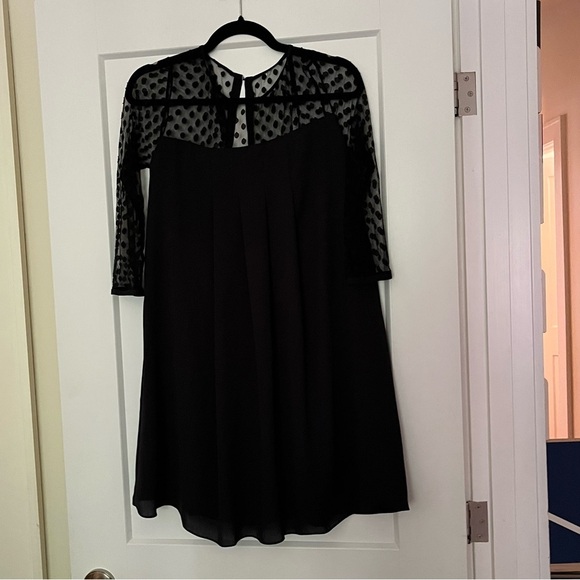 Chic Elegant French Polkadot Glamorous Claudie Pierlot Designer Dress - Picture 3 of 11